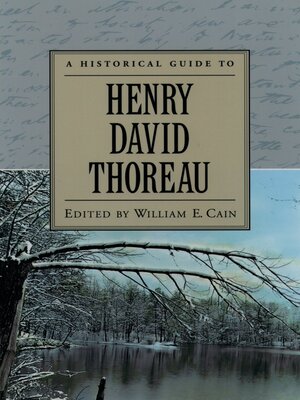cover image of A Historical Guide to Henry David Thoreau
